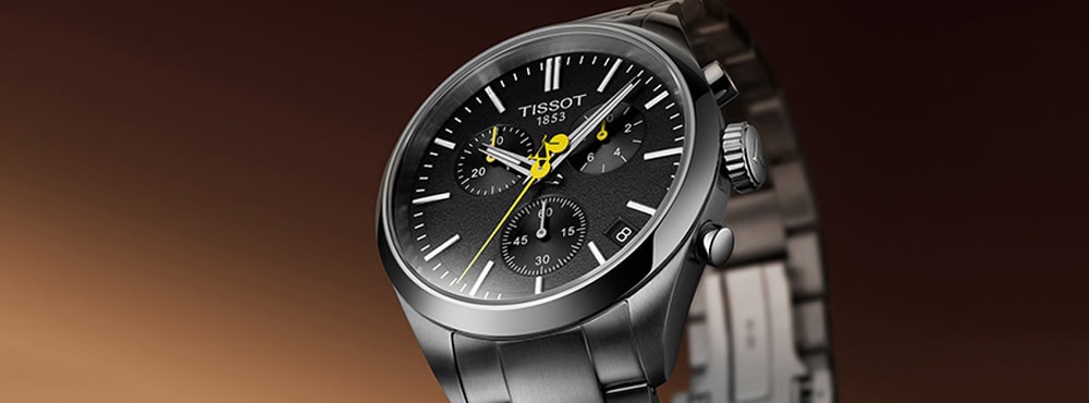 detail hodinek Tissot Tour de France